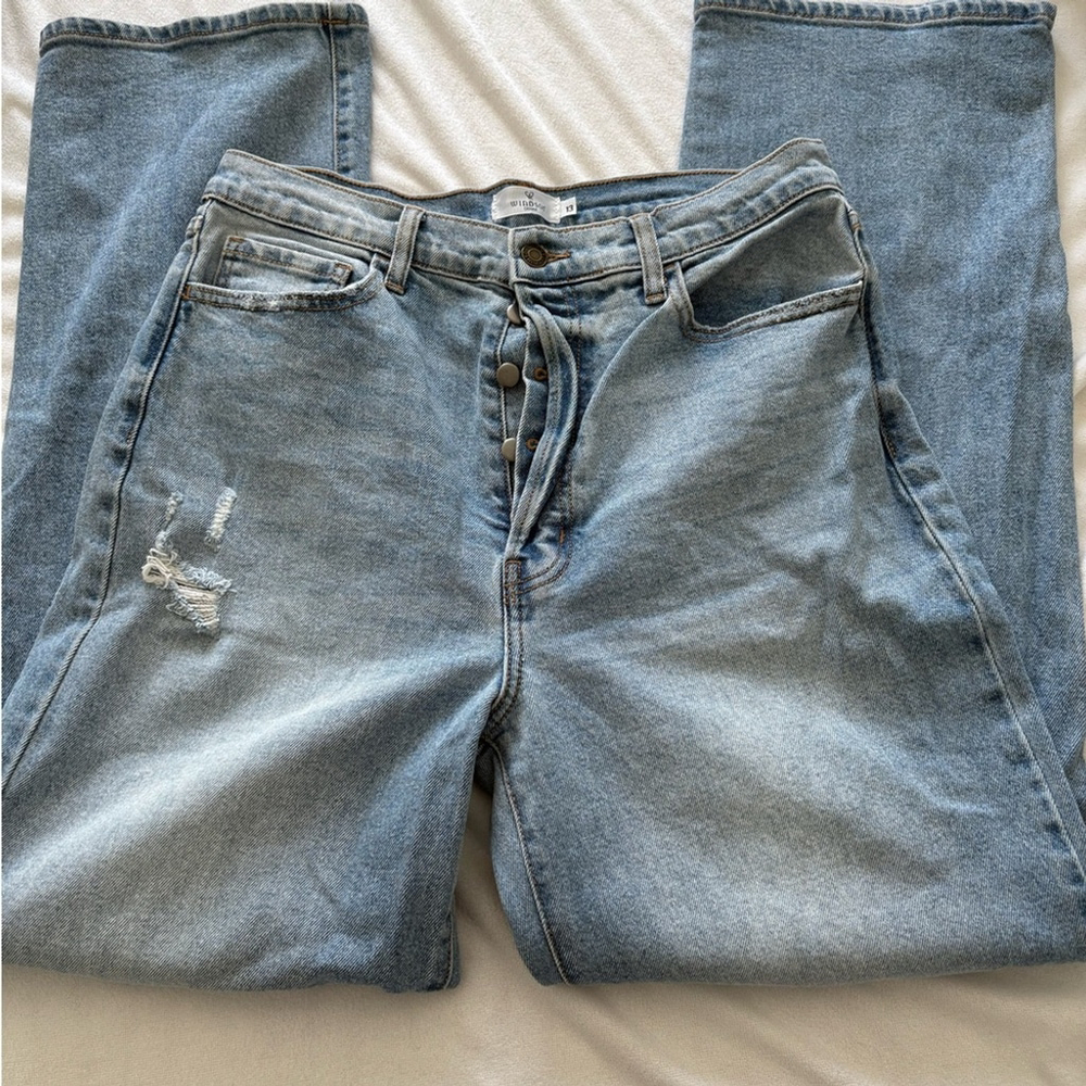 Windsor | Sz 13 | Button Fly | Distressed Jeans